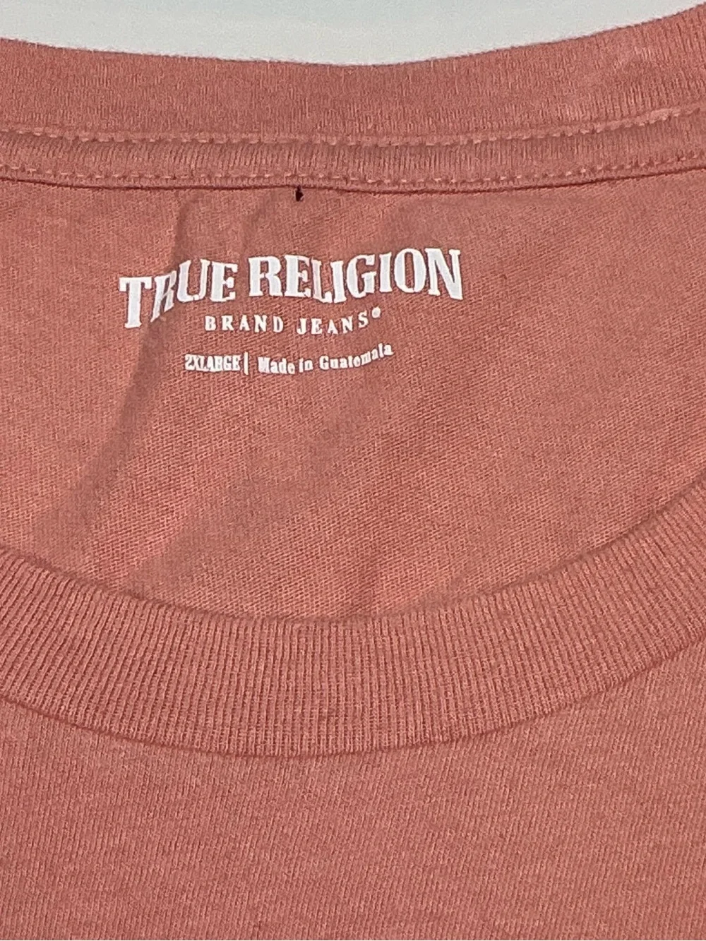 True Religion Buddha Logo Graphic Tee Pink 2XL